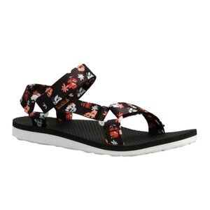 Teva Original Universal Satin Persimmon Floral Sandal - Size 10